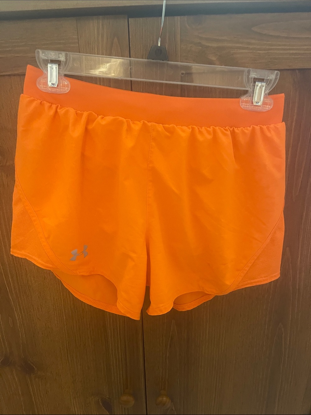 Under Armour Women’s Neon Orange Athletic Shorts
